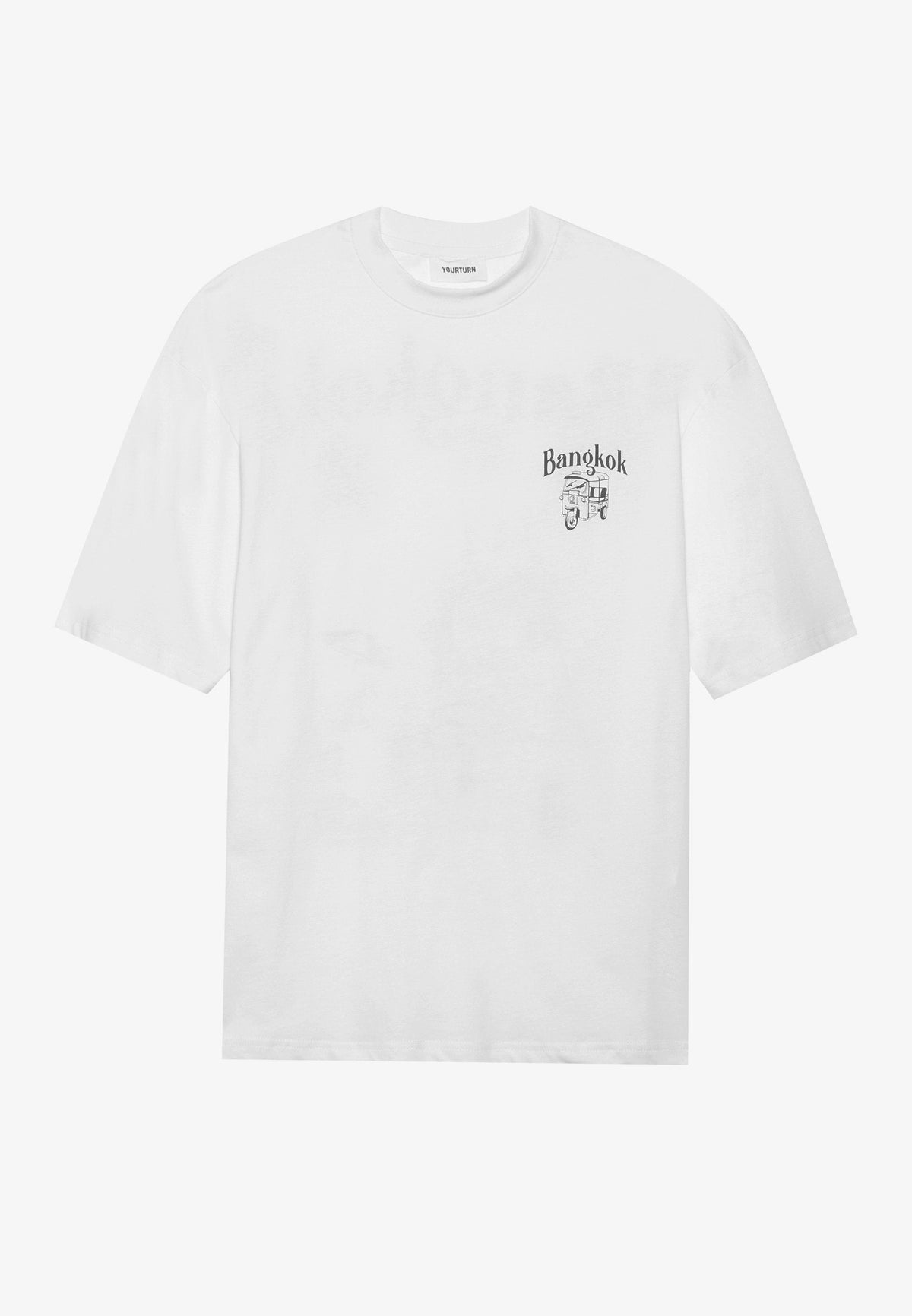 YOURTURN UNISEX - Print T-shirt - Thyme
