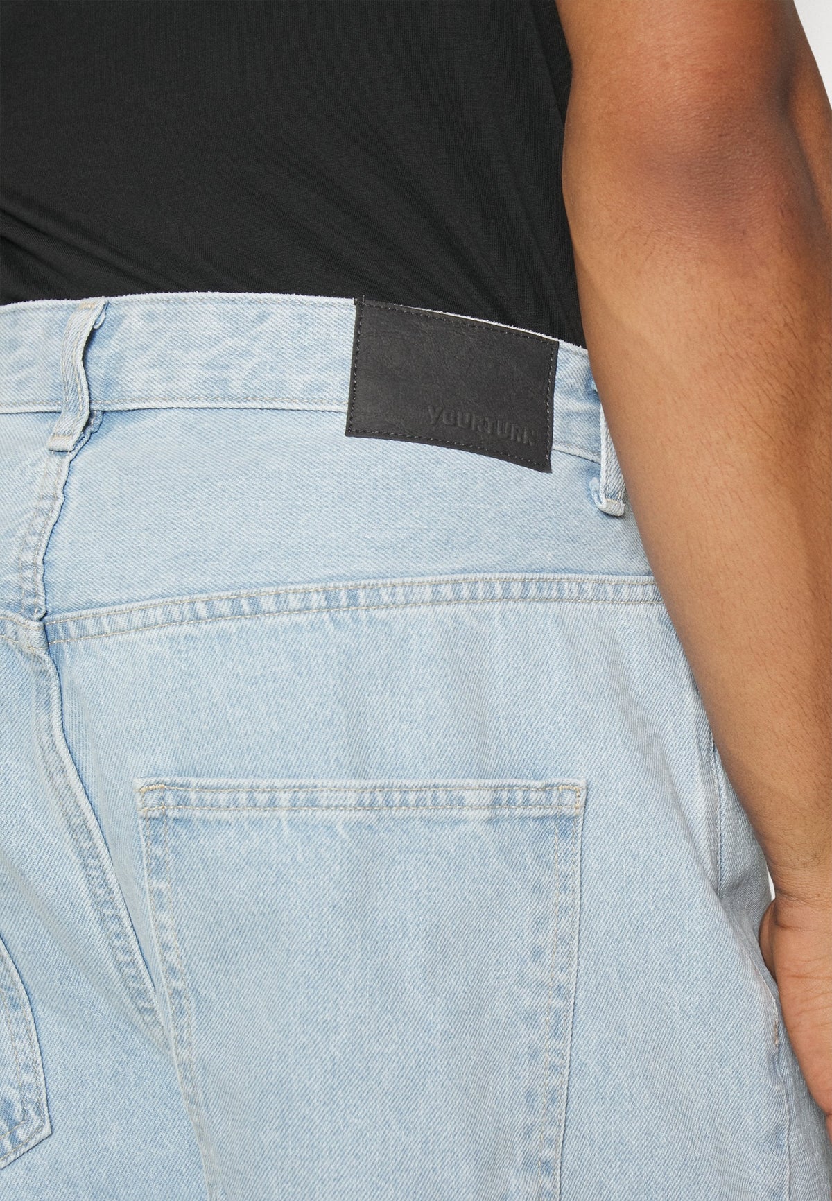 YOURTURN Baggy Jeans Unisex - Relaxed Fit Jeans - Light Blue Denim