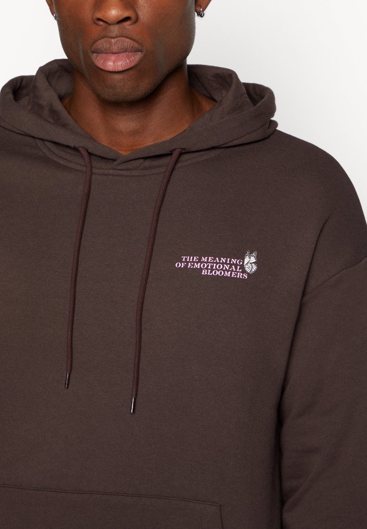 YOURTURN Hoodie- Sweatshirt - Brown