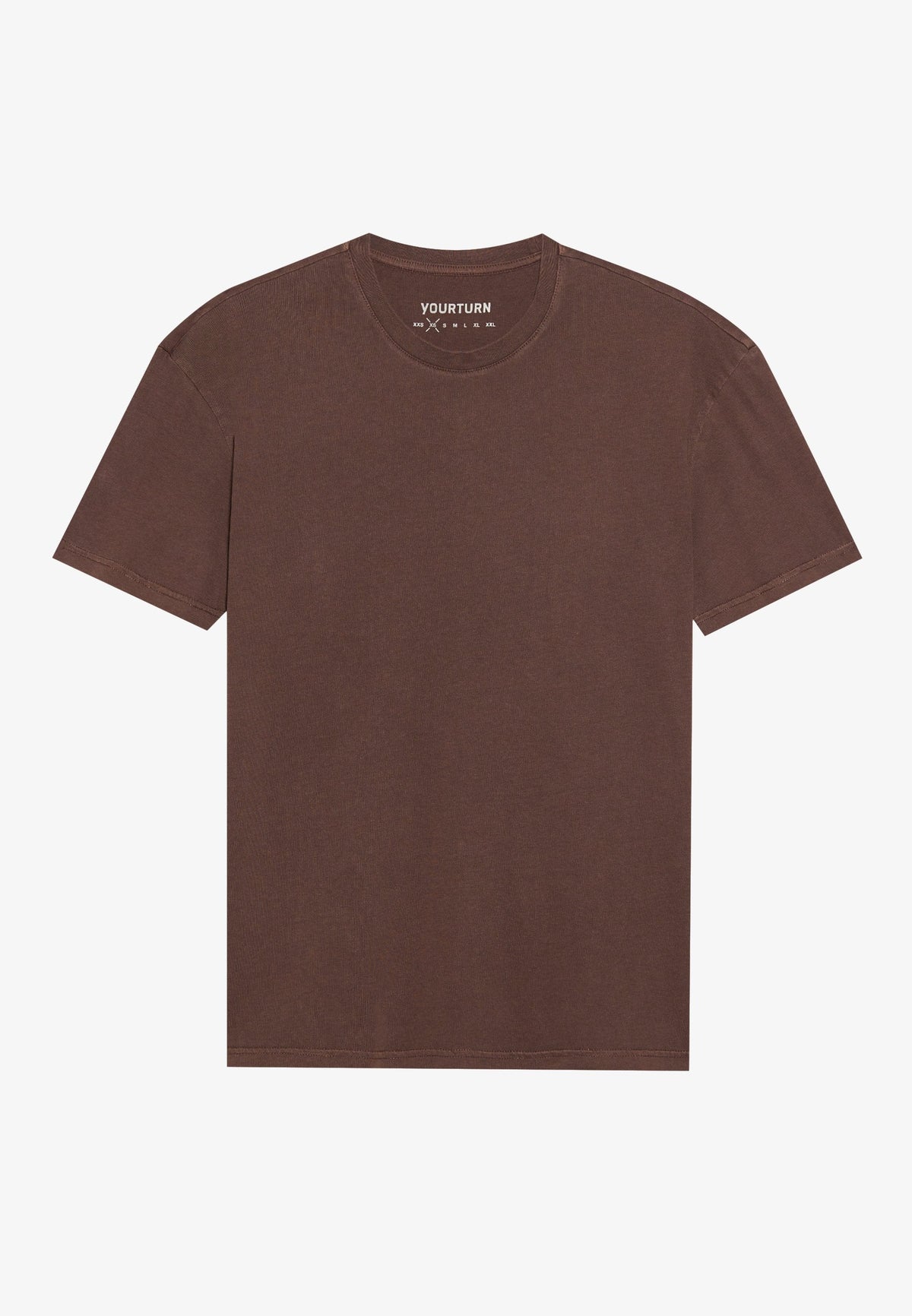 YOURTURN UNISEX BASIC GARMENT WASHED - Basic T-shirt - Taupe