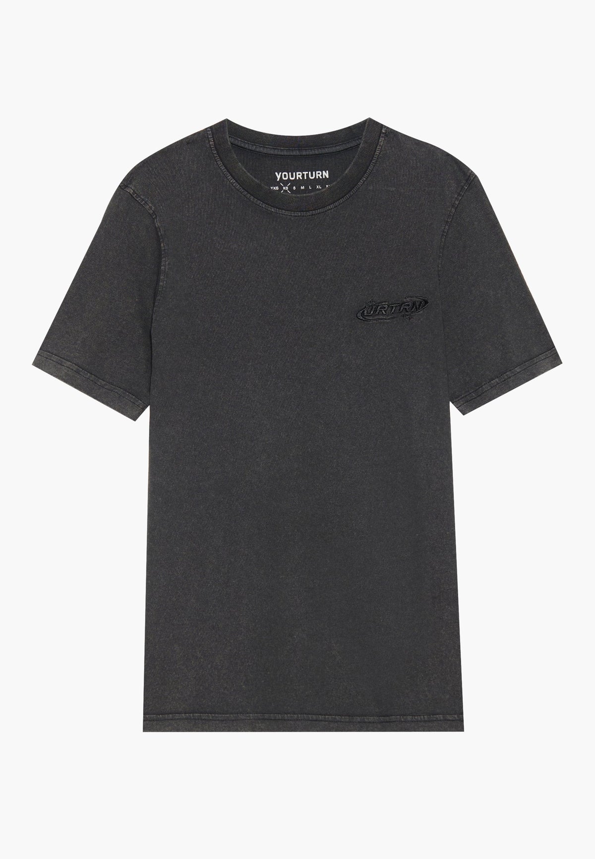 YOURTURN UNISEX - Print T-shirt - Washed Blue