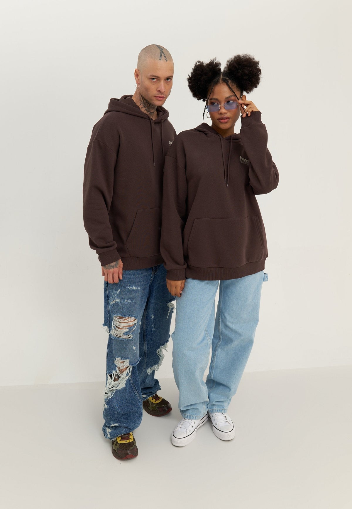 YOURTURN UNISEX - Hoodie - Brown