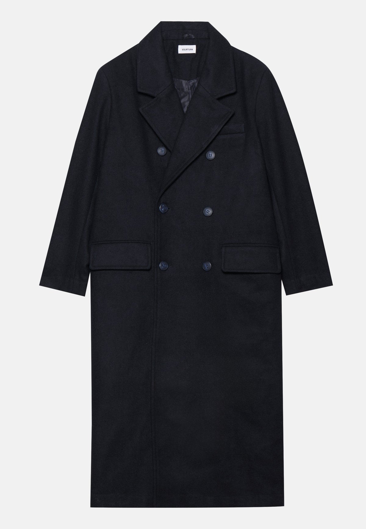YOURTURN UNISEX - Classic Coat - Dark Grey