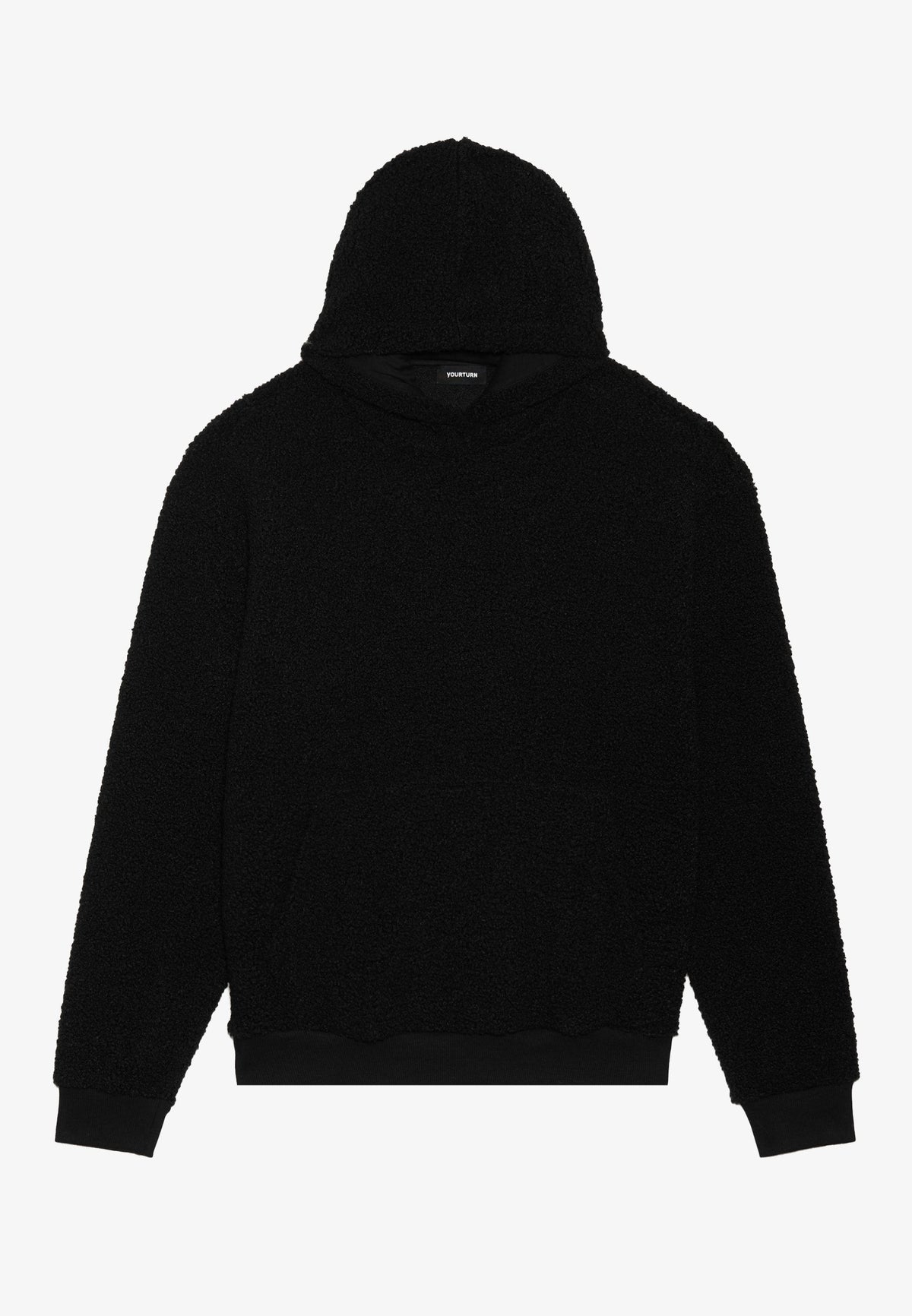 YOURTURN SHERPA BASIC UNISEX - Hoodie - Black