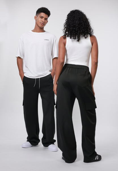 YOURTURN UNISEX SCUBA - Cargo Trousers - Black