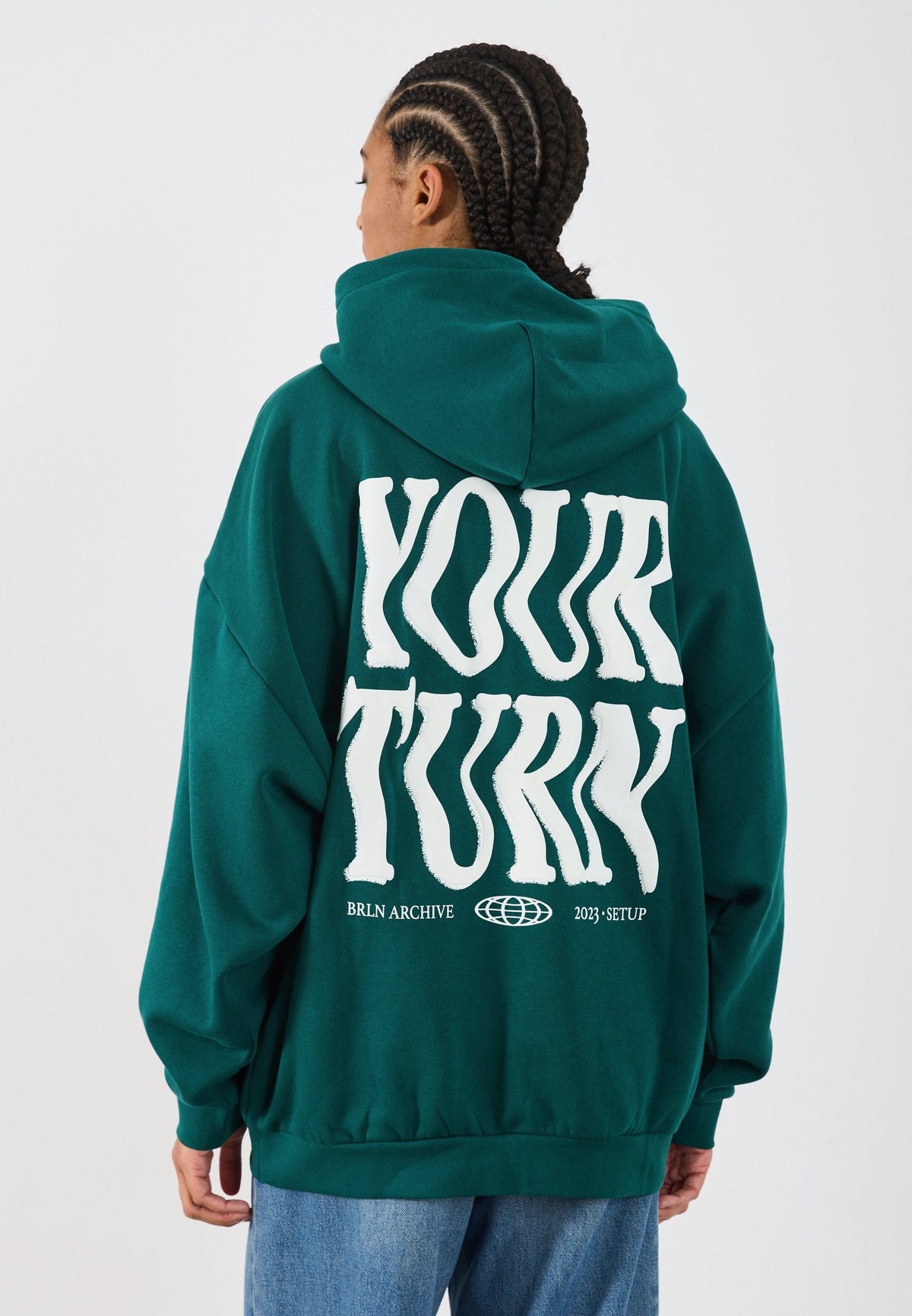 YOURTURN UNISEX - Sweatshirt - Botanical Green Tcx