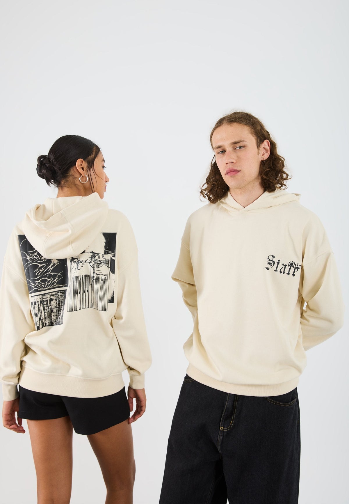 YOURTURN UNISEX - Hoodie - Sand