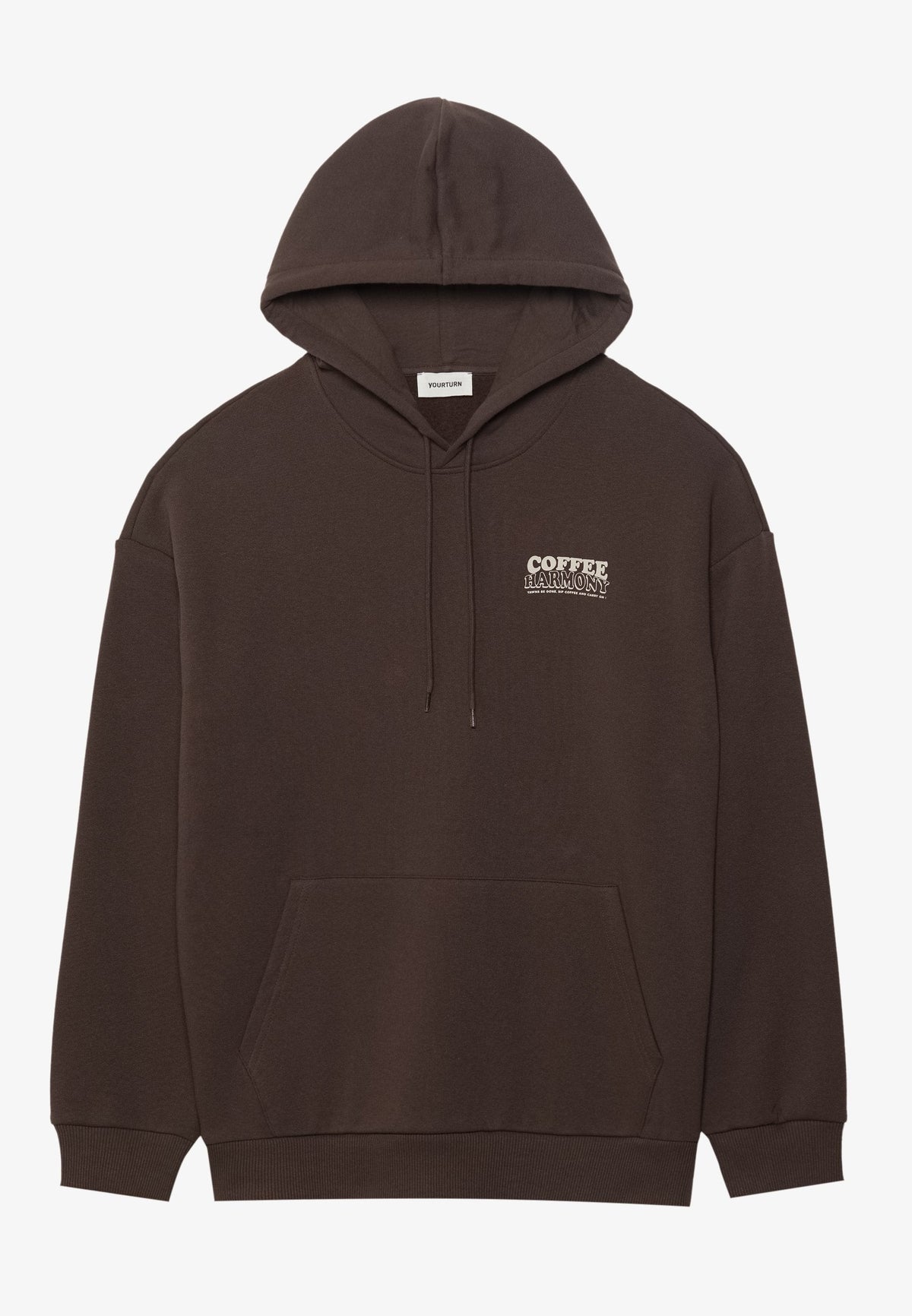 YOURTURN UNISEX - Hoodie - Brown