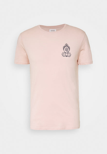YOURTURN Unisex - Print T-Shirt - Pink