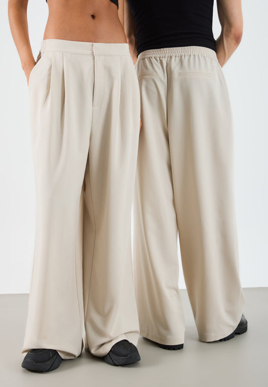 YOURTURN UNISEX - Trousers - Stone