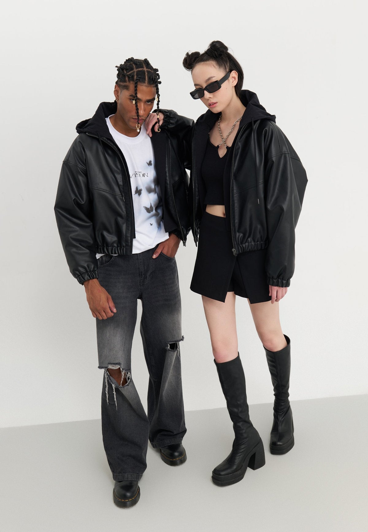 YOURTURN UNISEX - Light Jacket - Black