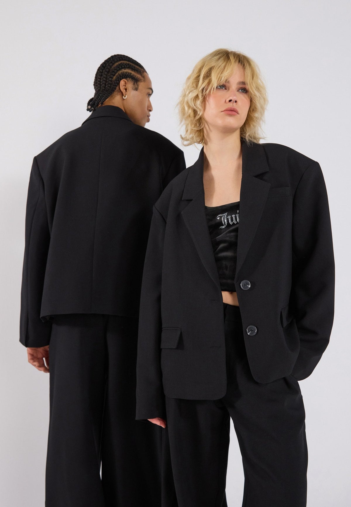 YOURTURN UNISEX - Blazer Jacket - Black