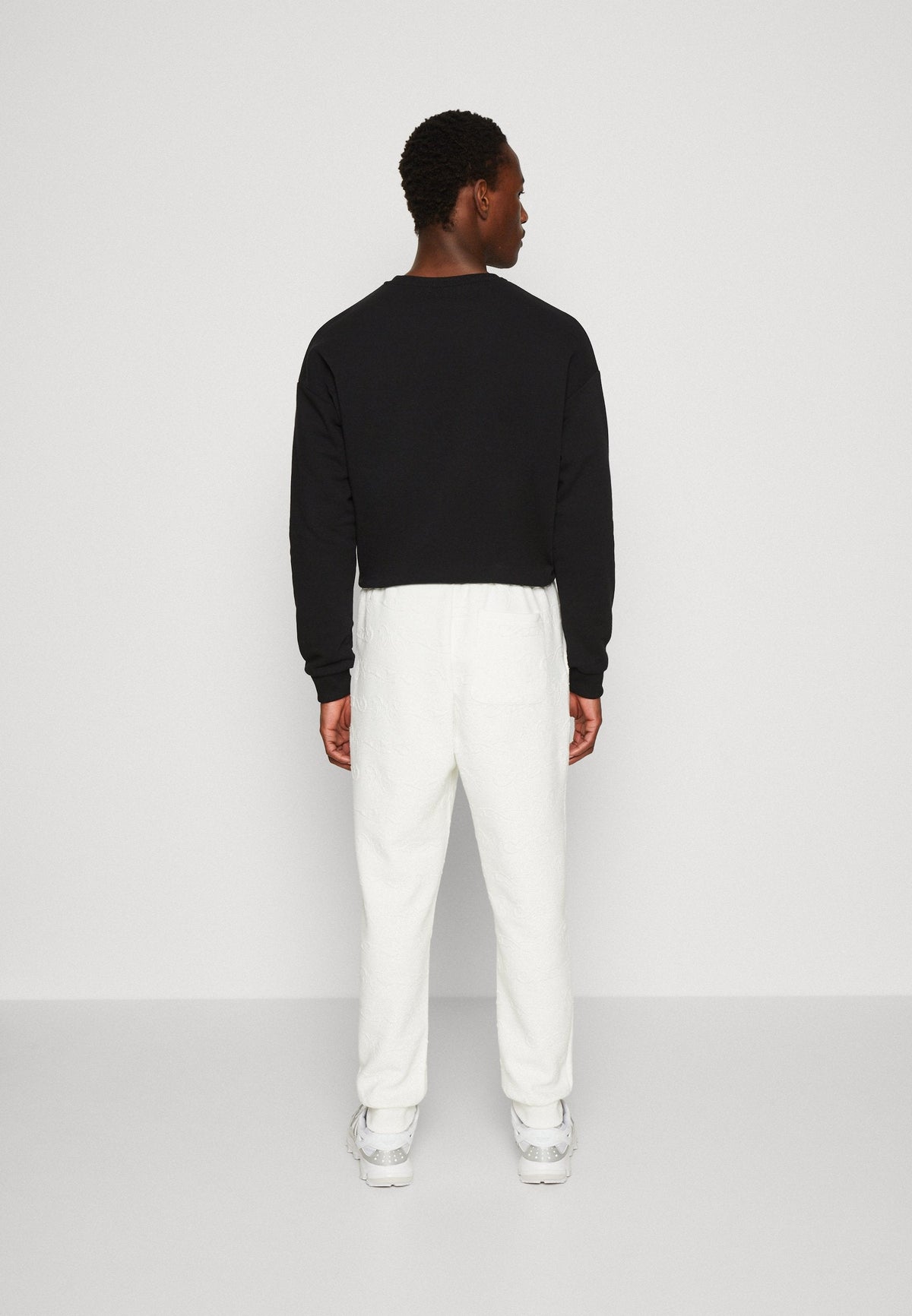 YOURTURN Tribal Embossed Unisex - Tracksuit Bottoms - Off White