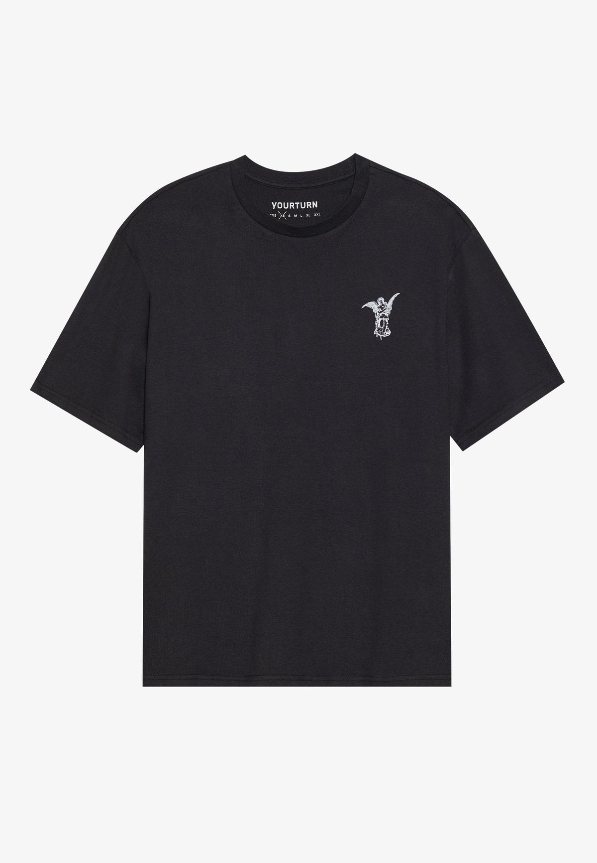 YOURTURN UNISEX 5 PACK - Print T-shirt - Chocolate Brown/moonbeam/bright White/true Black