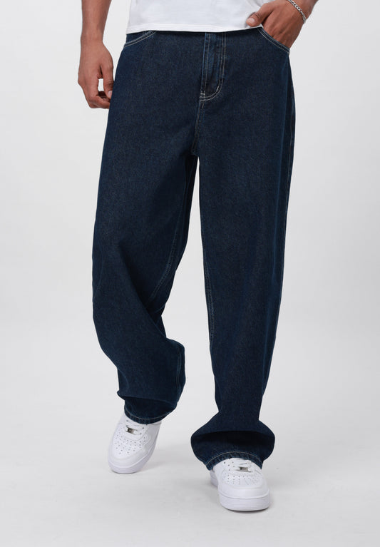 YOURTURN UNISEX - Straight Leg Jeans - Rinsed Denim