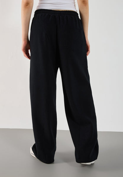 YOURTURN BARREL JOGGER UNISEX - Tracksuit Bottoms - Black