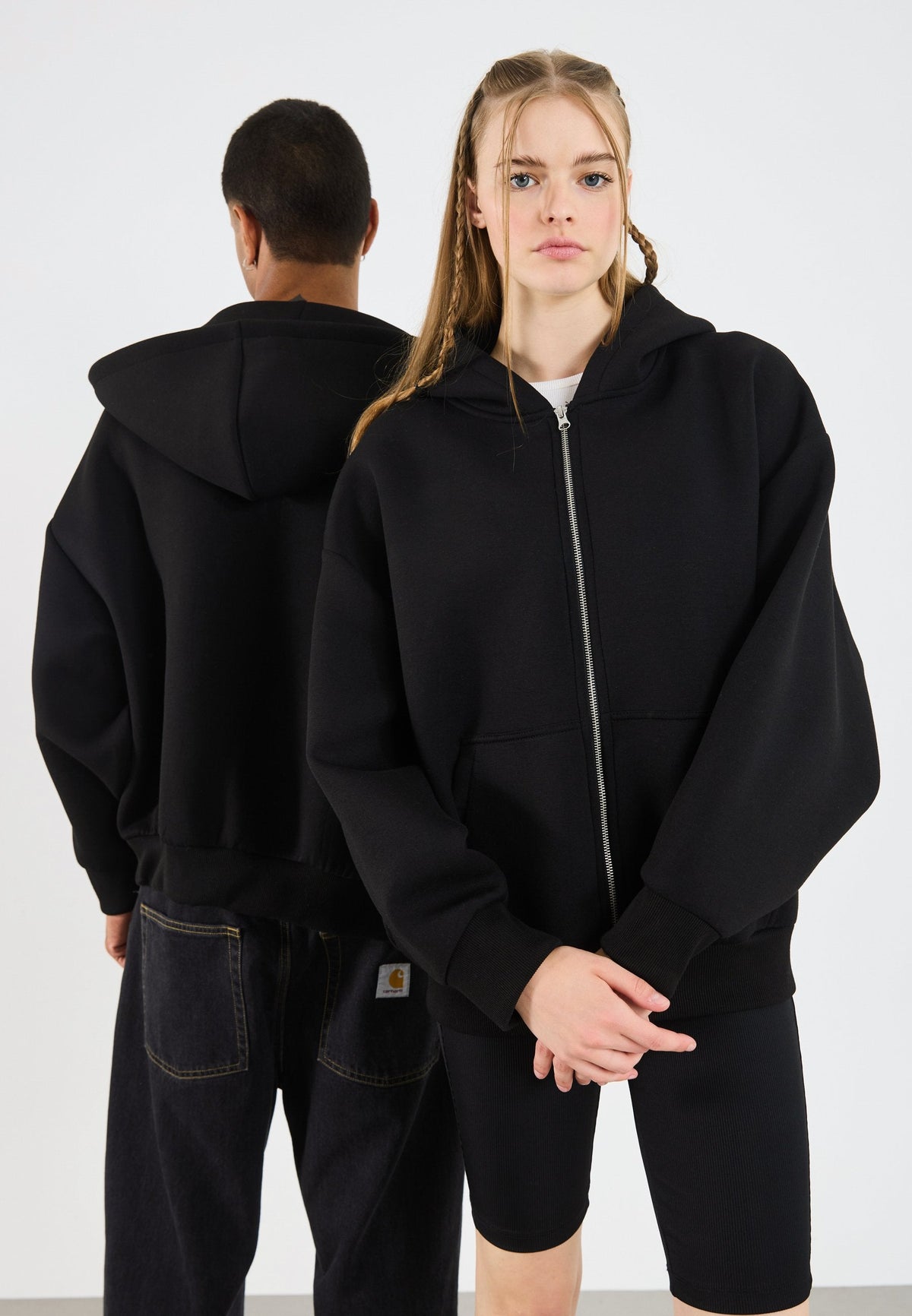 YOURTURN SCUBA ZIP UNISEX - Zip-up Sweatshirt - Black