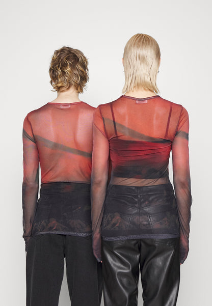 YOURTURN Unisex - Long Sleeved Top -Red