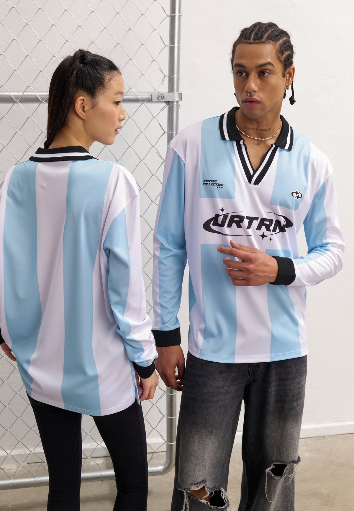 YOURTURN UNISEX - Long Sleeved Top - Light Blue