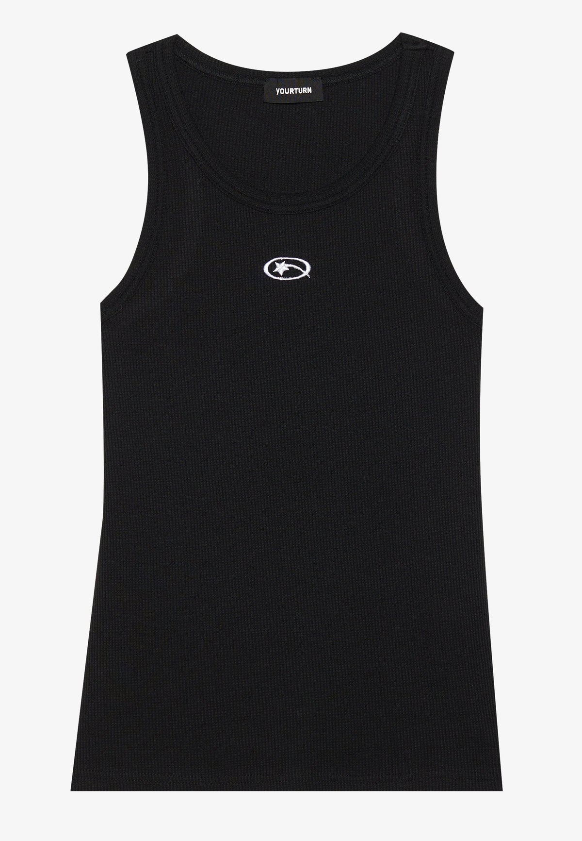 YOURTURN UNISEX 2 PACK WAFFLE VEST - Top - Bright White/true Black