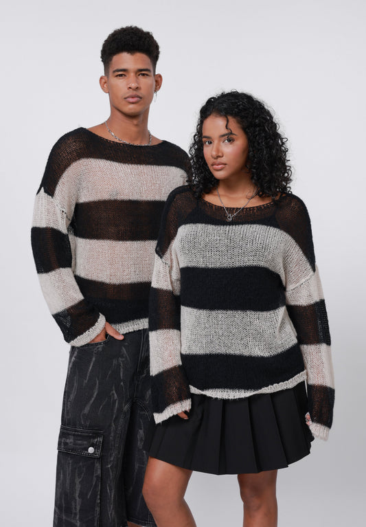 YOURTURN UNISEX - Jumper - Black/white