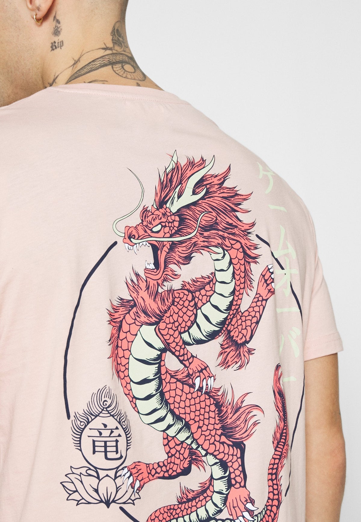 YOURTURN Unisex - Print T-Shirt - Pink