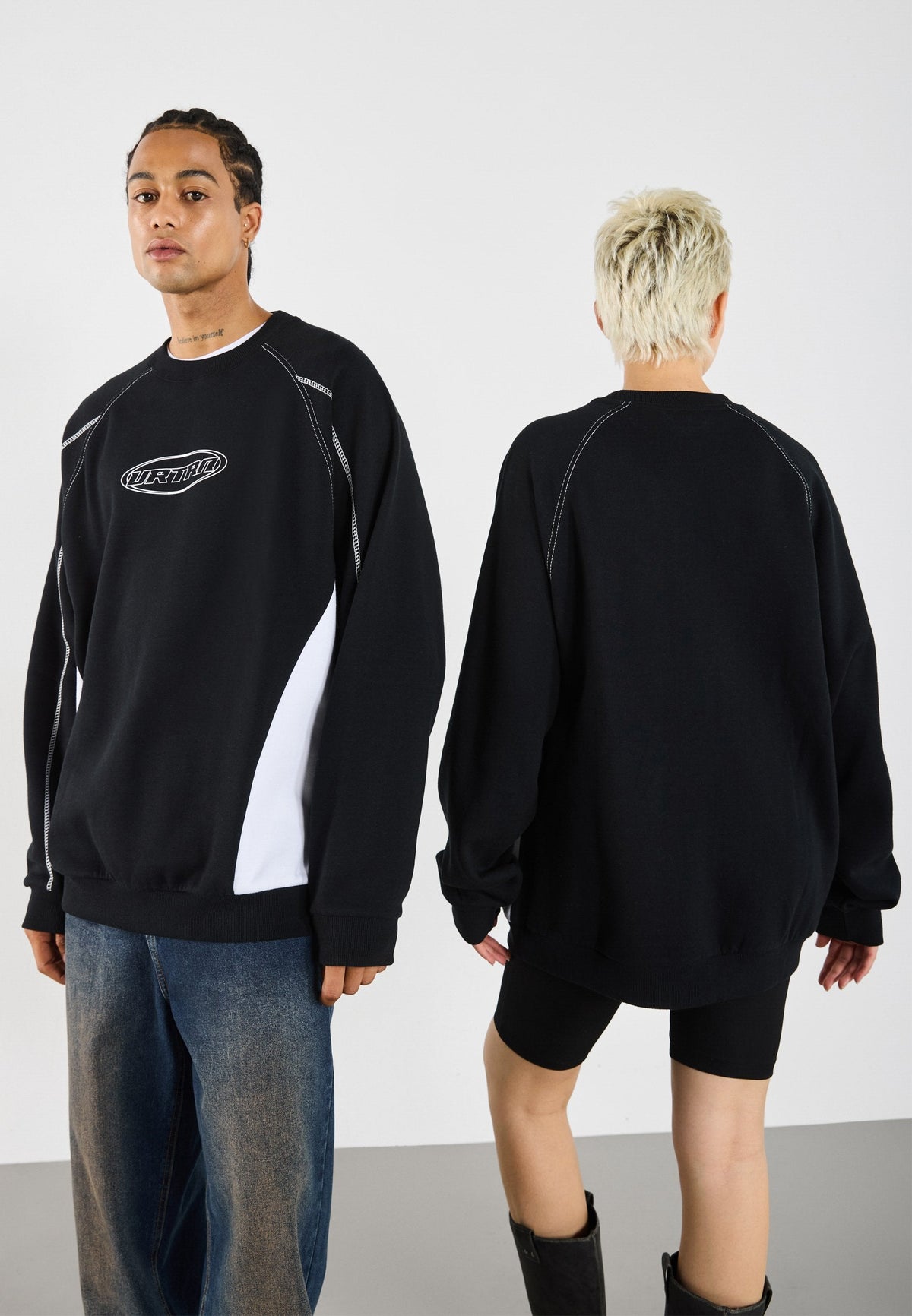 YOURTURN UNISEX - Sweatshirt - True Black