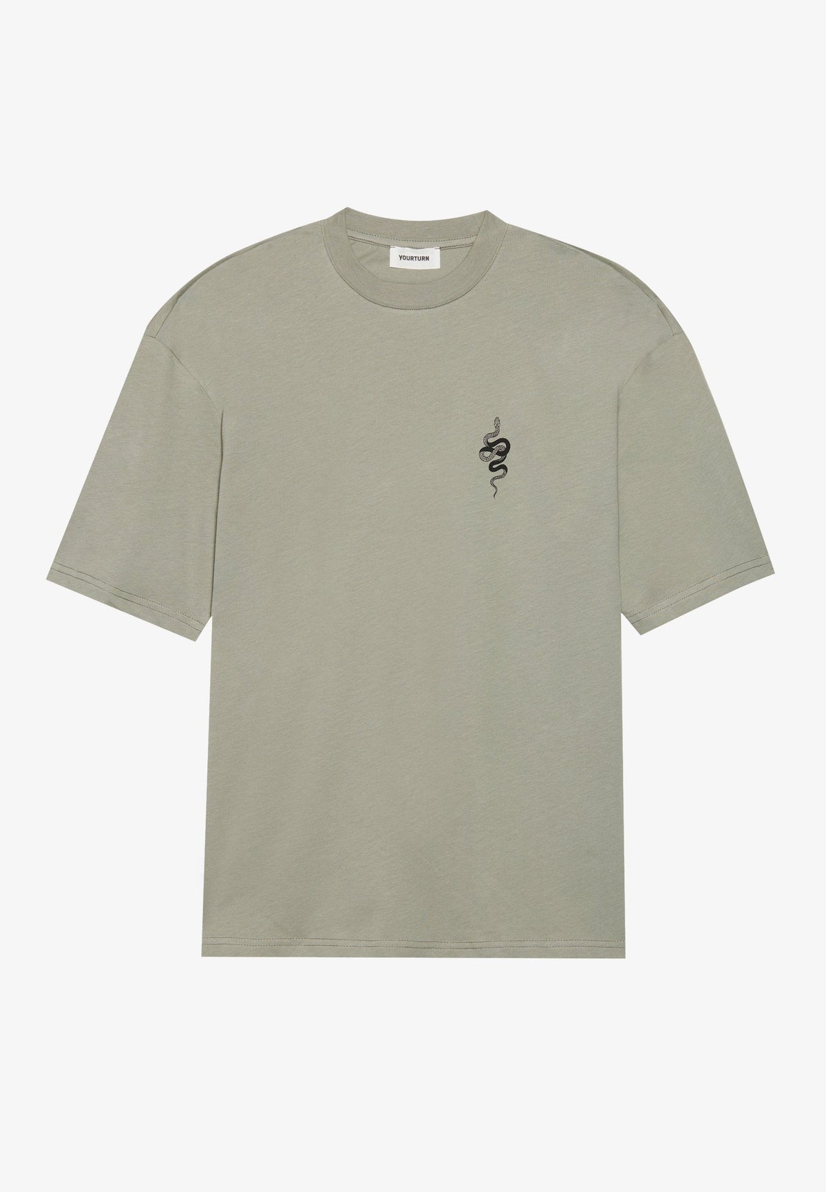 YOURTURN UNISEX - Print T-shirt - Shadow