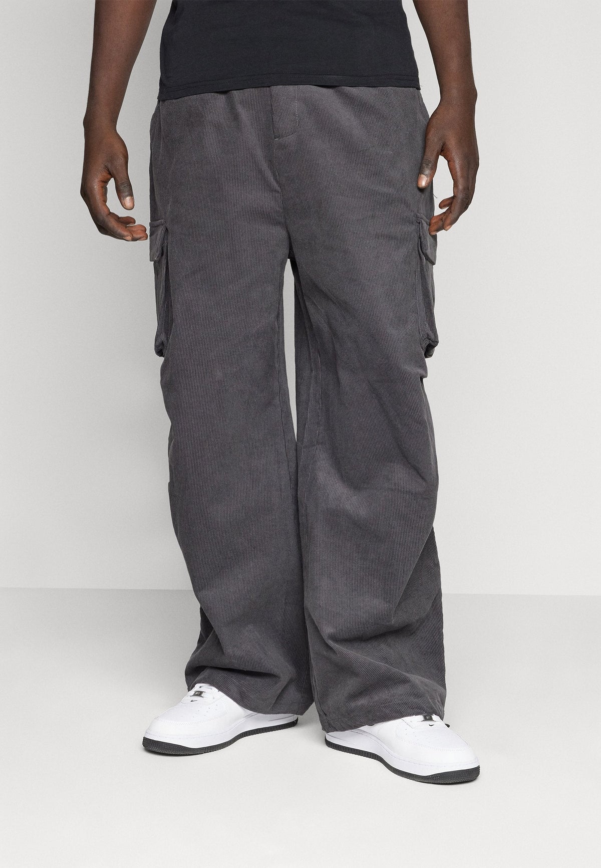 YOURTURN UNISEX - Cargo Trousers - Dark Grey