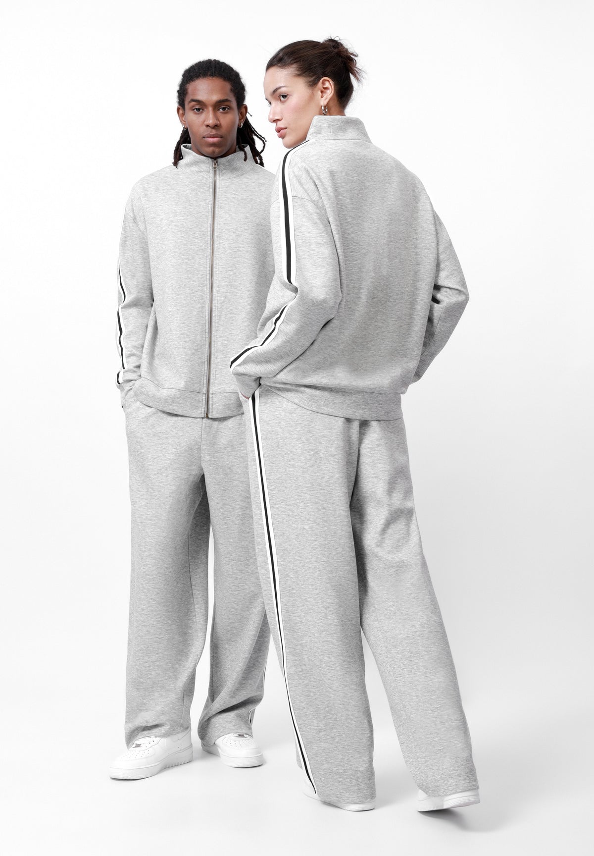 YOURTURN UNISEX - Tracksuit - Grey