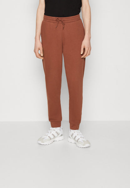 YOURTURN Unisex 2 Pack- Tracksuit Bottoms - Brown/Off-White