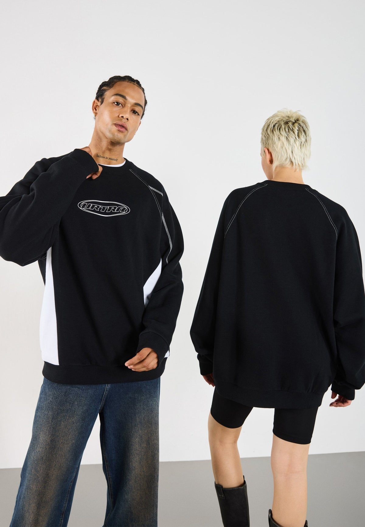 YOURTURN UNISEX - Sweatshirt - True Black