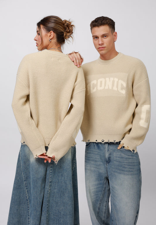 YOURTURN UNISEX - Jumper - Beige/ivory