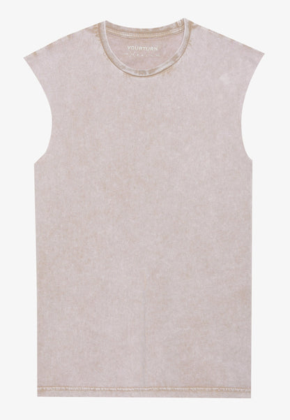 YOURTURN UNISEX 2 PACK - Print T-shirt - Sea Spray/desert Taupe