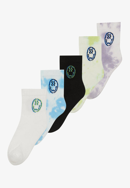 UNISEX 5 PACK - Socks - White/black/blue