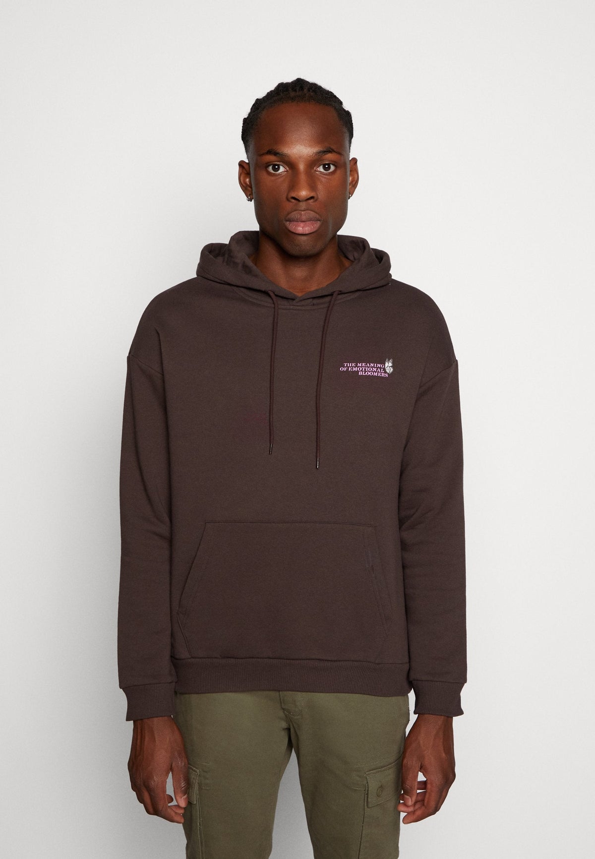 YOURTURN Hoodie- Sweatshirt - Brown