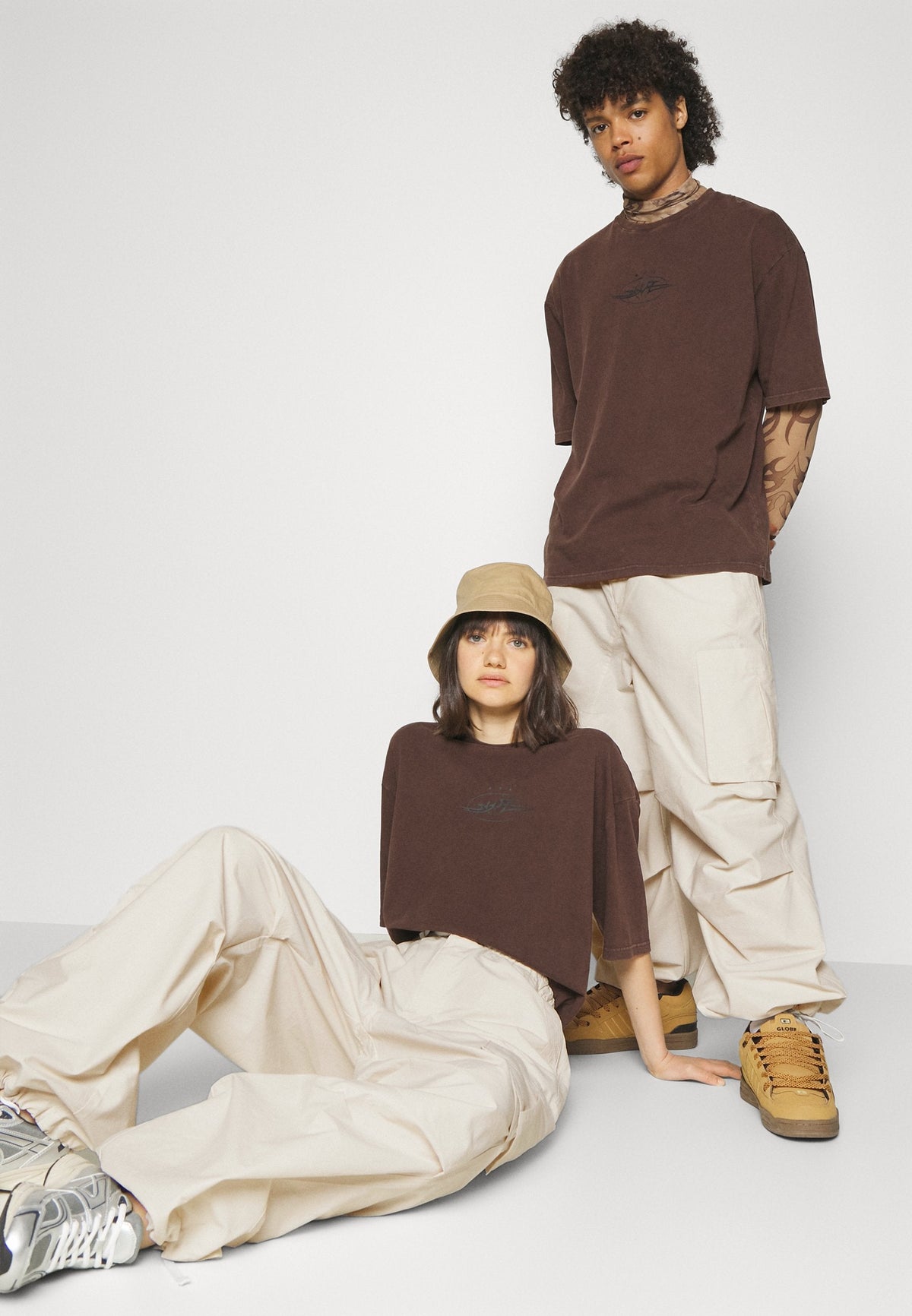 YOURTURN Unisex - Cargo Trousers - White