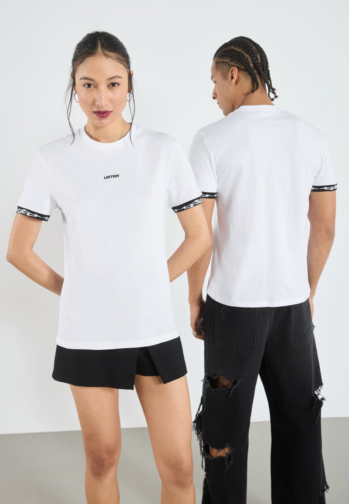 YOURTURN UNISEX - Basic T-shirt - Bright White