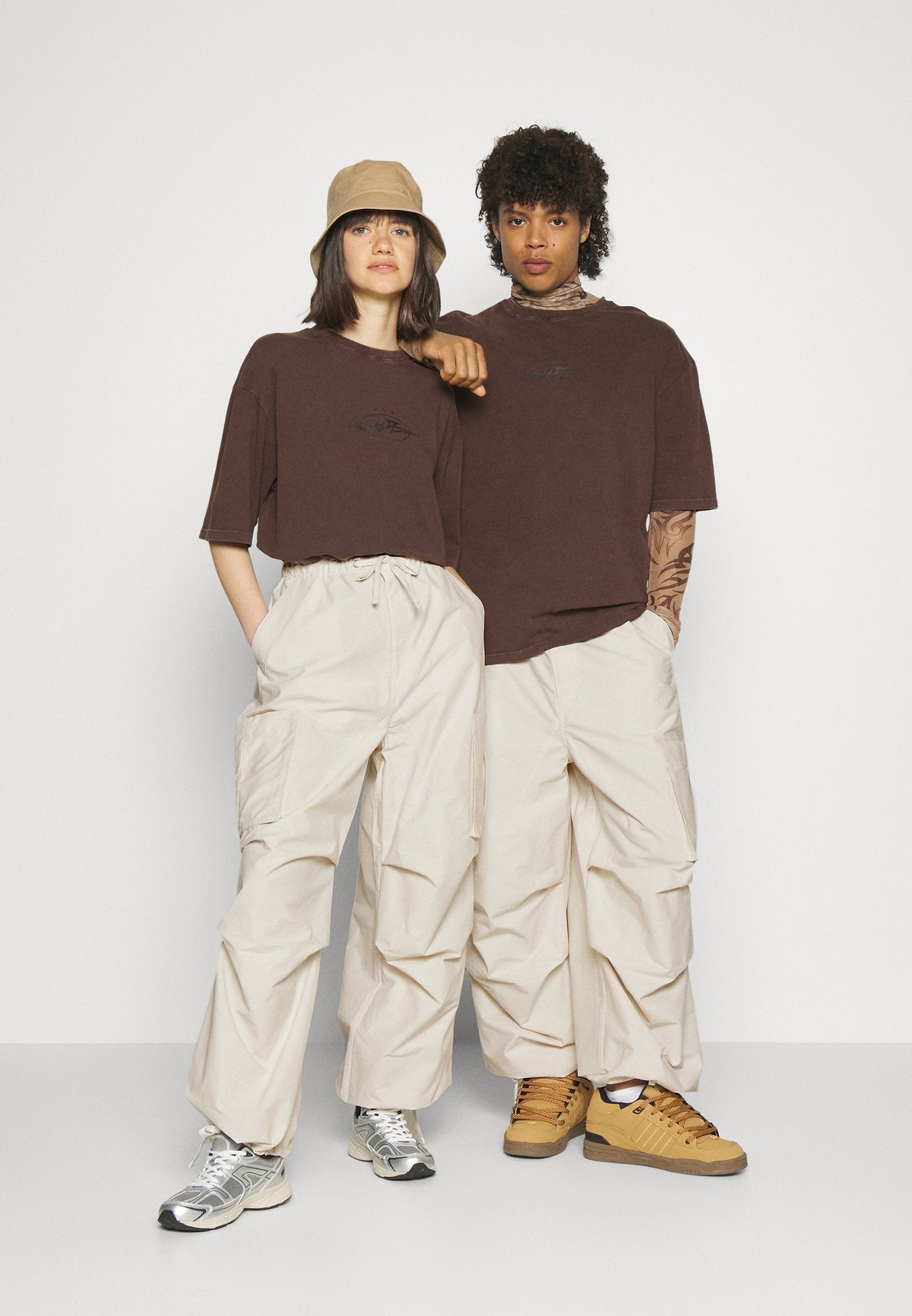 YOURTURN Unisex - Cargo Trousers - White