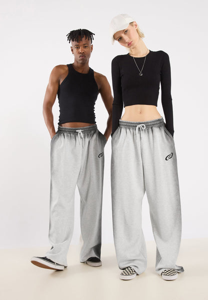 YOURTURN UNISEX - Tracksuit Bottoms - Light Grey