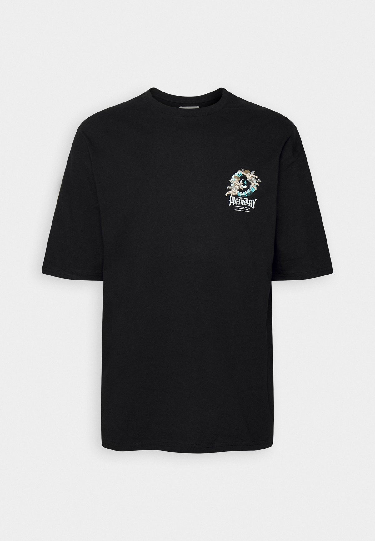 YOURTURN Unisex - Print T-Shirt - Black