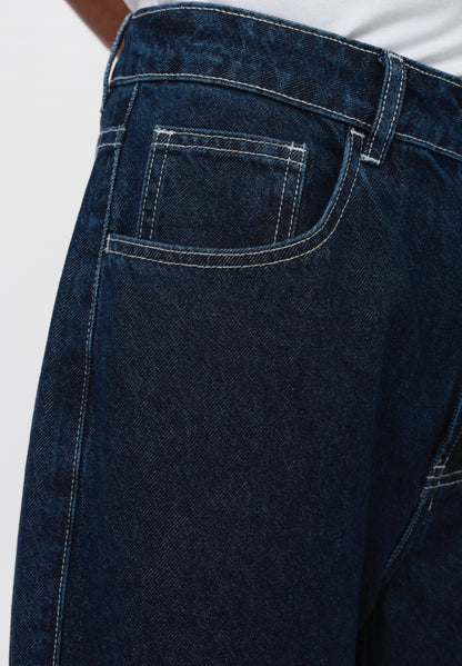 YOURTURN UNISEX - Straight Leg Jeans - Rinsed Denim