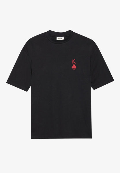 YOURTURN UNISEX - Print T-shirt - True Black