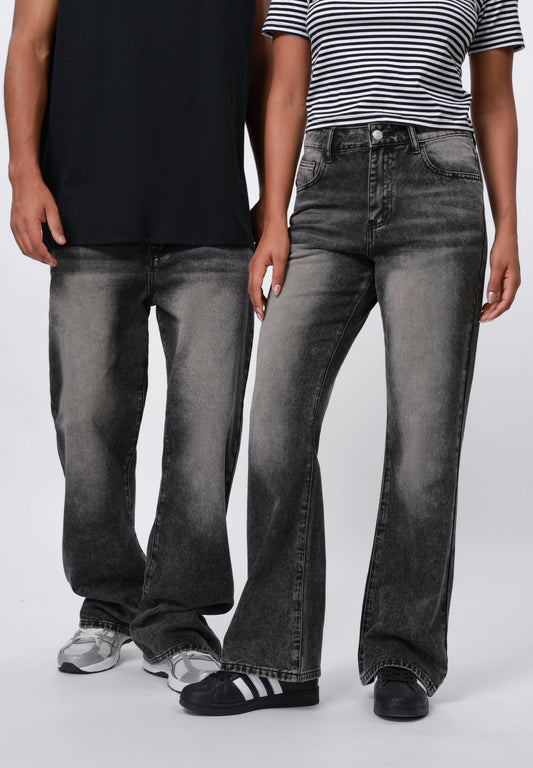 YOURTURN UNISEX - Loose Jeans - Black