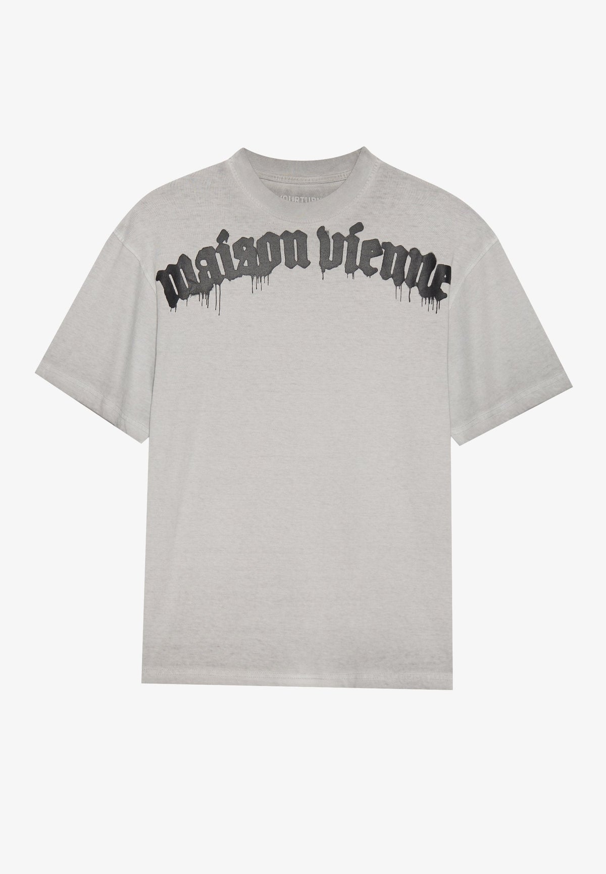YOURTURN UNISEX - Print T-shirt - Grey Wash
