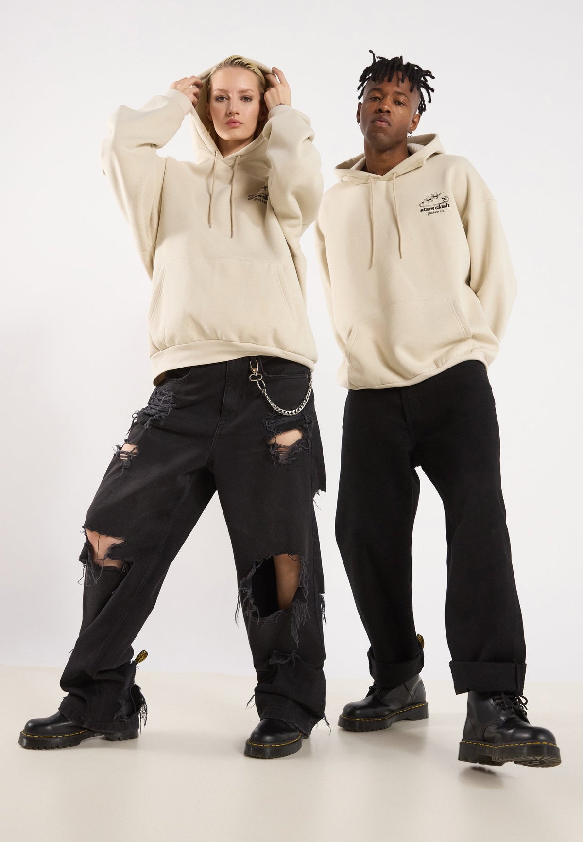 YOURTURN UNISEX - Hoodie - Oatmeal