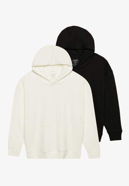 UNISEX 2 PACK - Sweatshirt - Black/off-white