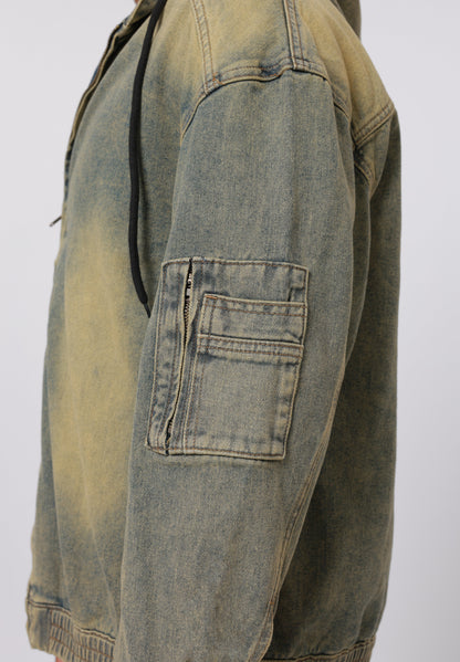YOURTURN UNISEX - Denim Jacket - Vintage Blue
