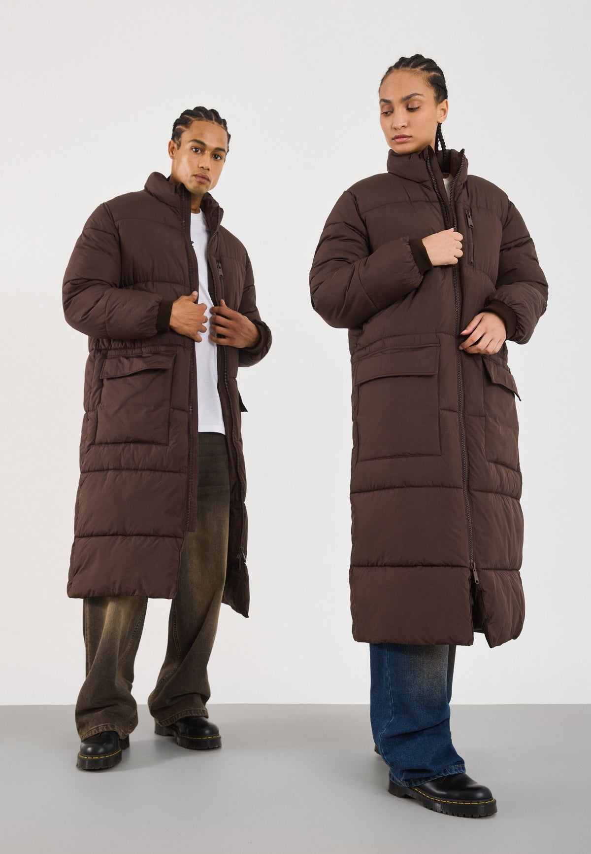 YOURTURN UNISEX - Winter Coat - Brown
