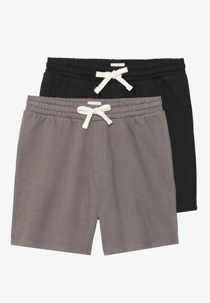 YOURTURN UNISEX 2 PACK - Tracksuit Bottoms - Dark Grey/black